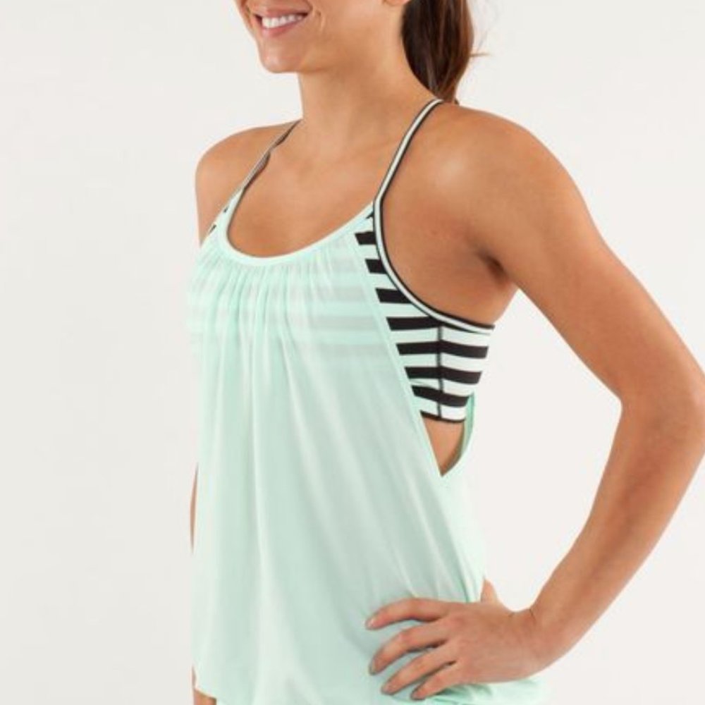 Lululemon 'Practice Freely Tank' w/ built in bra